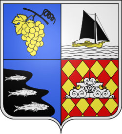 Blason ville fr Lestiac-sur-Garonne (Gironde)